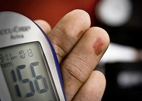 Diabetes accompanies hyperglycemia a high level of blood sugar